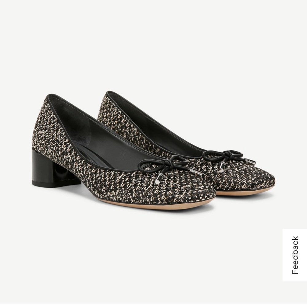 NWT Franco Sarto Tweed Heels
